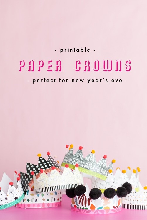 Printable Paper Crowns via The House That Lars Built