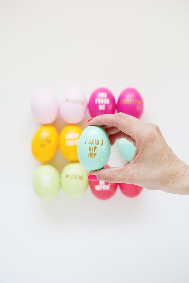 DIY Typography Easter Eggs via Lovely Indeed