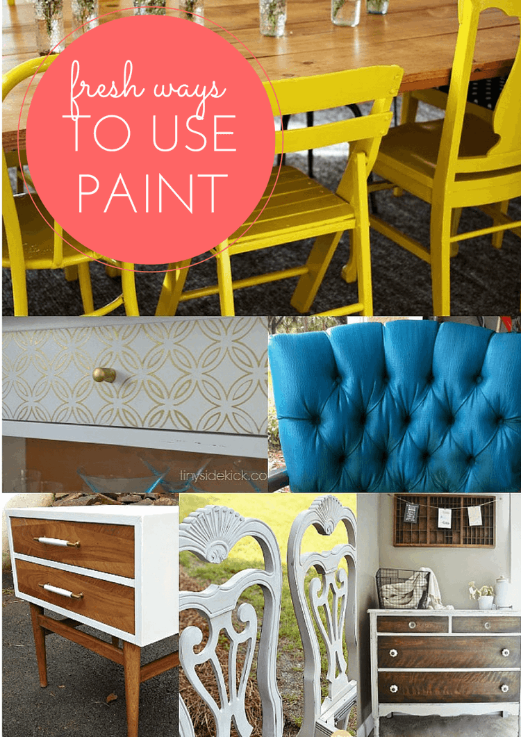 7 Fresh Furniture Painting Ideas from MomAdvice.com