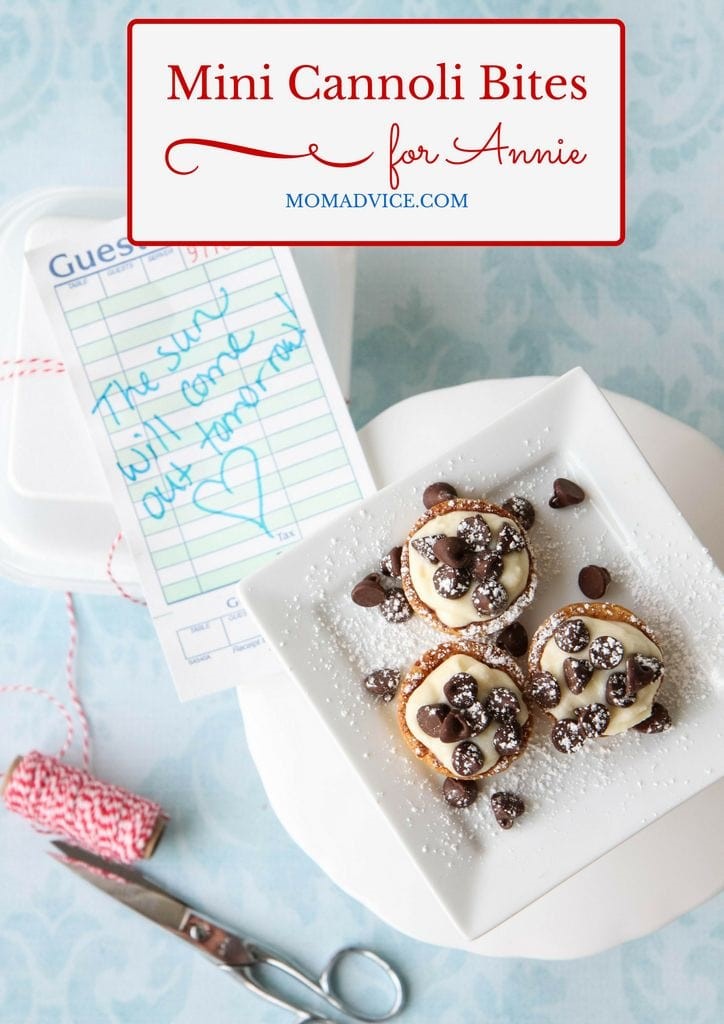 Mini Cannoli Cream Pastry Cups from MomAdvice.com