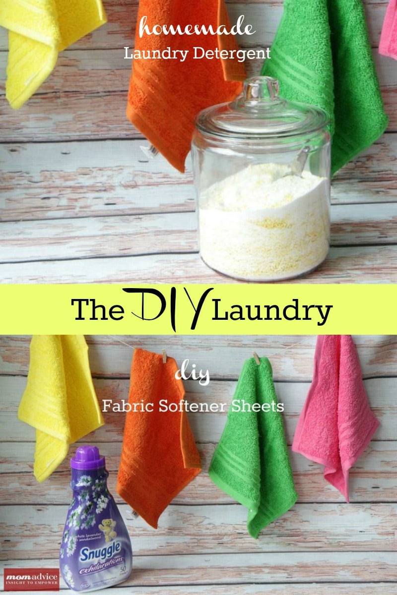 The DIY Laundry: Detergent & Fabric Softener Sheets