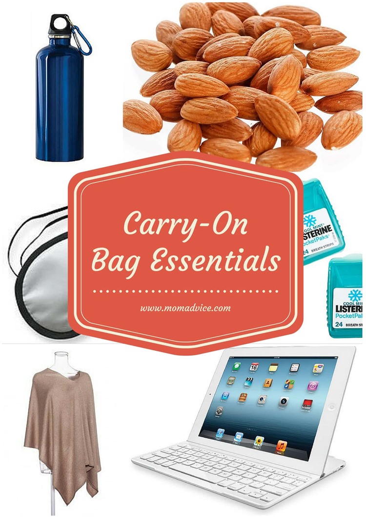 Carry-On Bag Essentials Ideas from MomAdvice.com