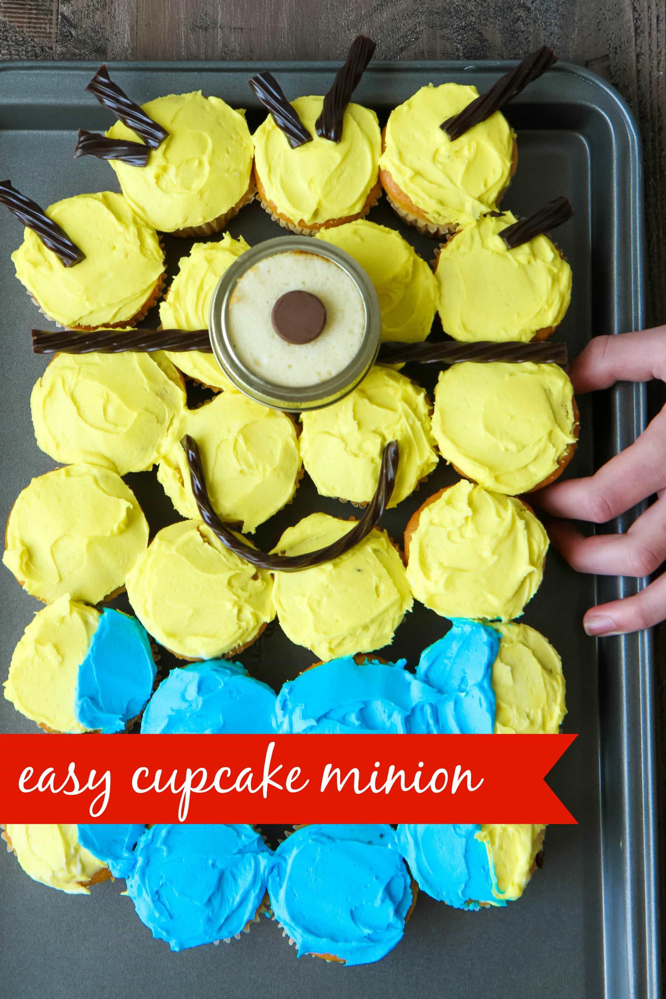 MINIONS Backyard Bash & Easy Cupcake Minion Tutorial