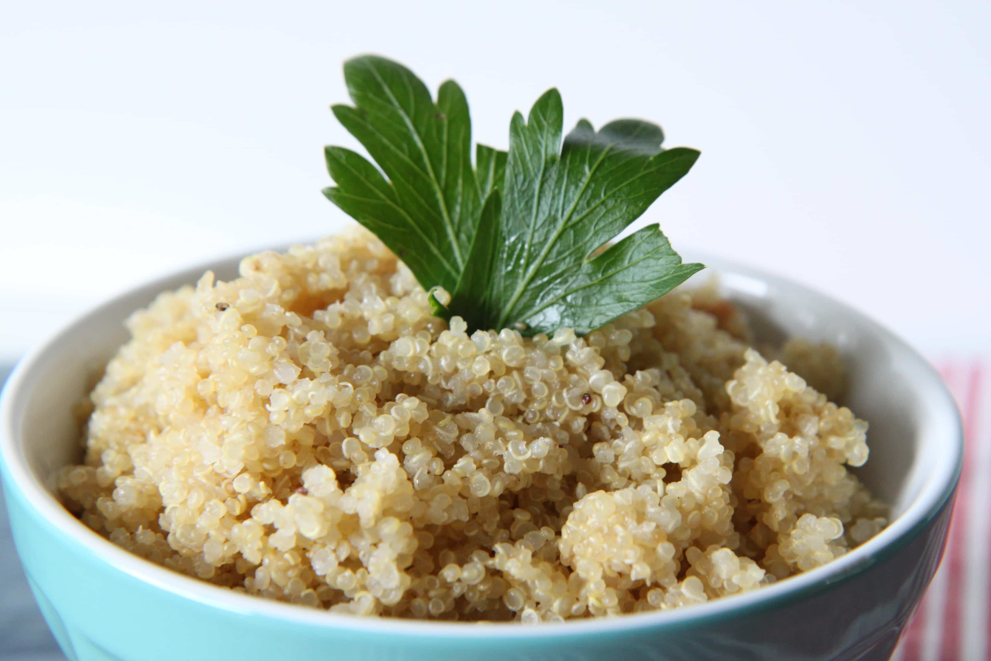 Easy Rice Cooker Quinoa from MomAdvice.com