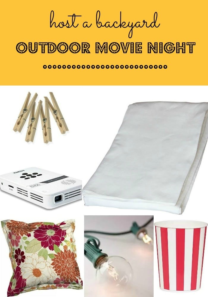 DIY Outdoor Movie Night from MomAdvice.com