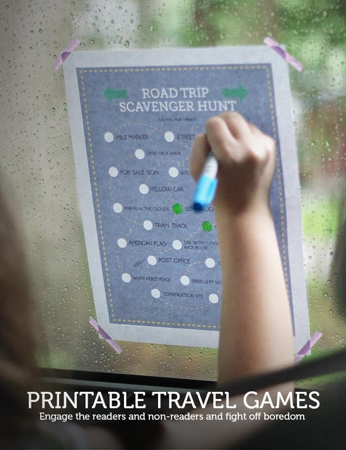 Free Printable Travel Games from MomAdvice.com