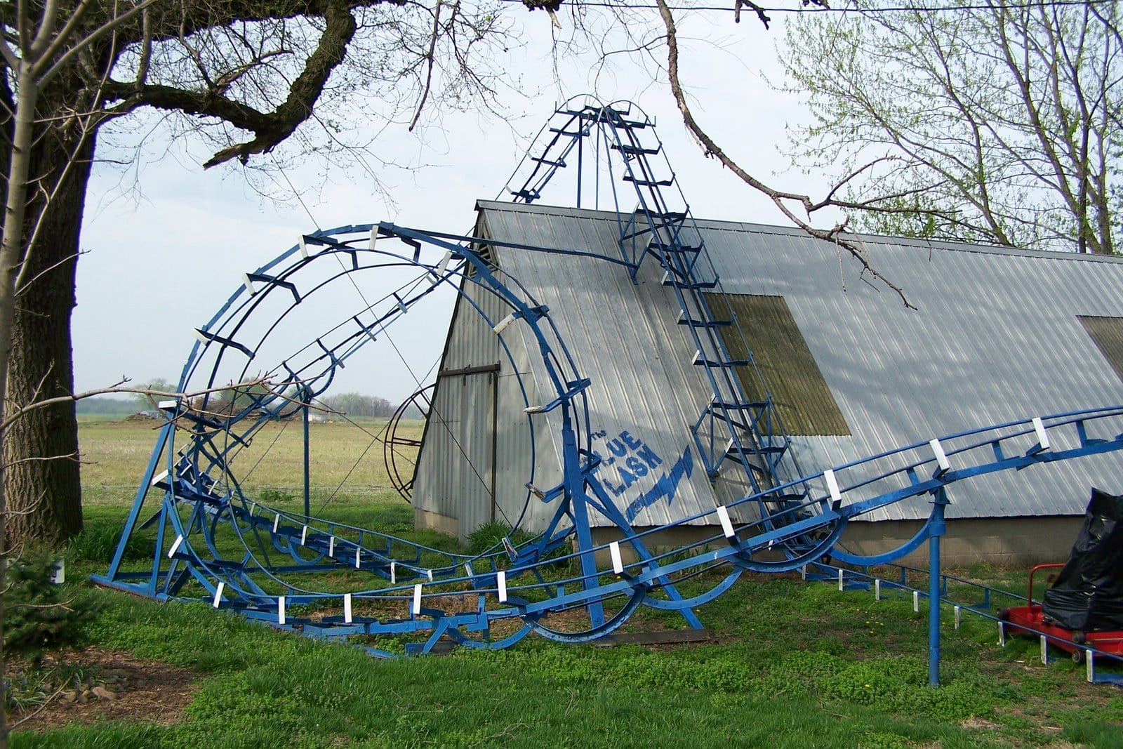 Blue Flash Roller Coaster