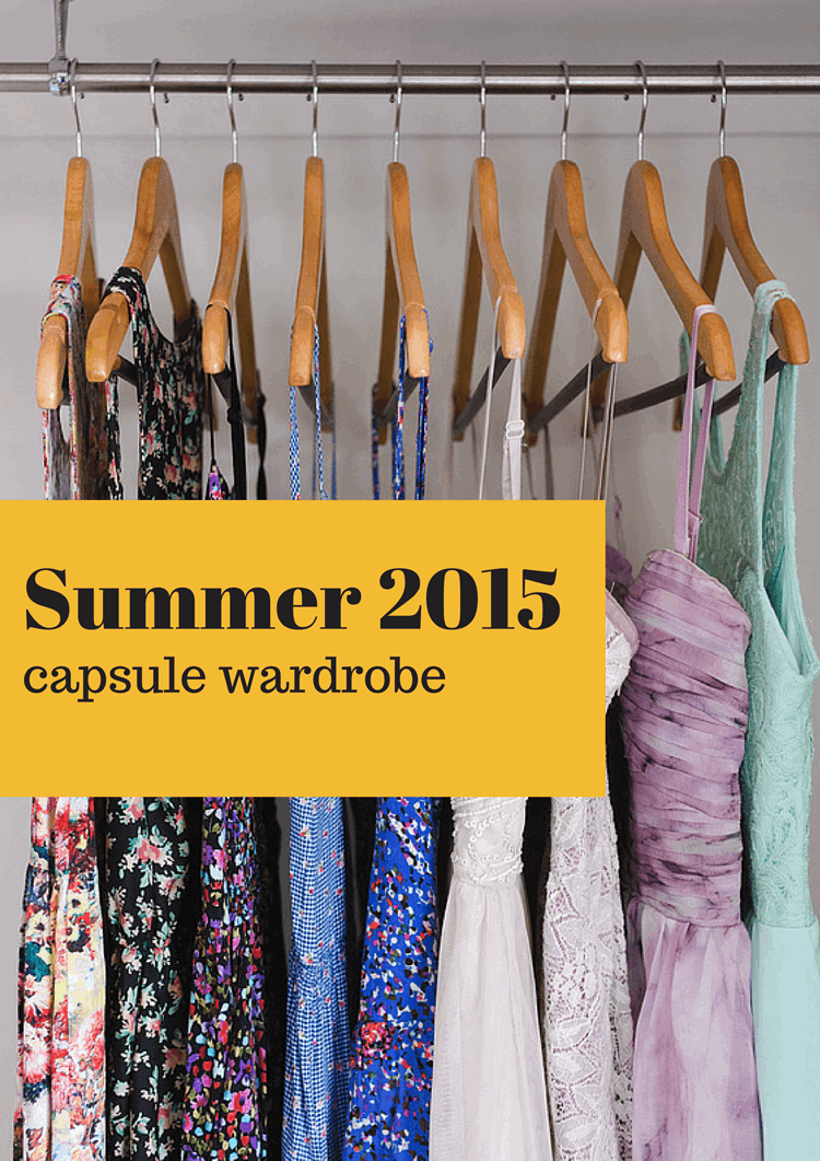 Summer 2015 Fashion Capsule Wardrobe Project from MomAdvice.com