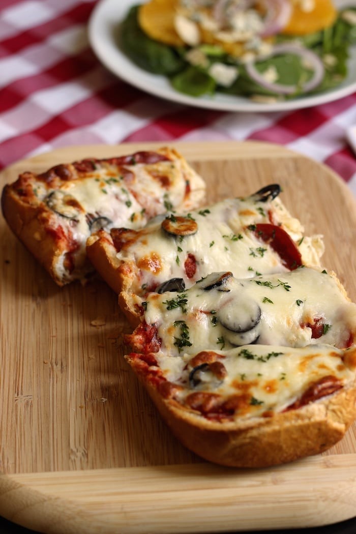 French Bread Pizza from Good Cheap Eats