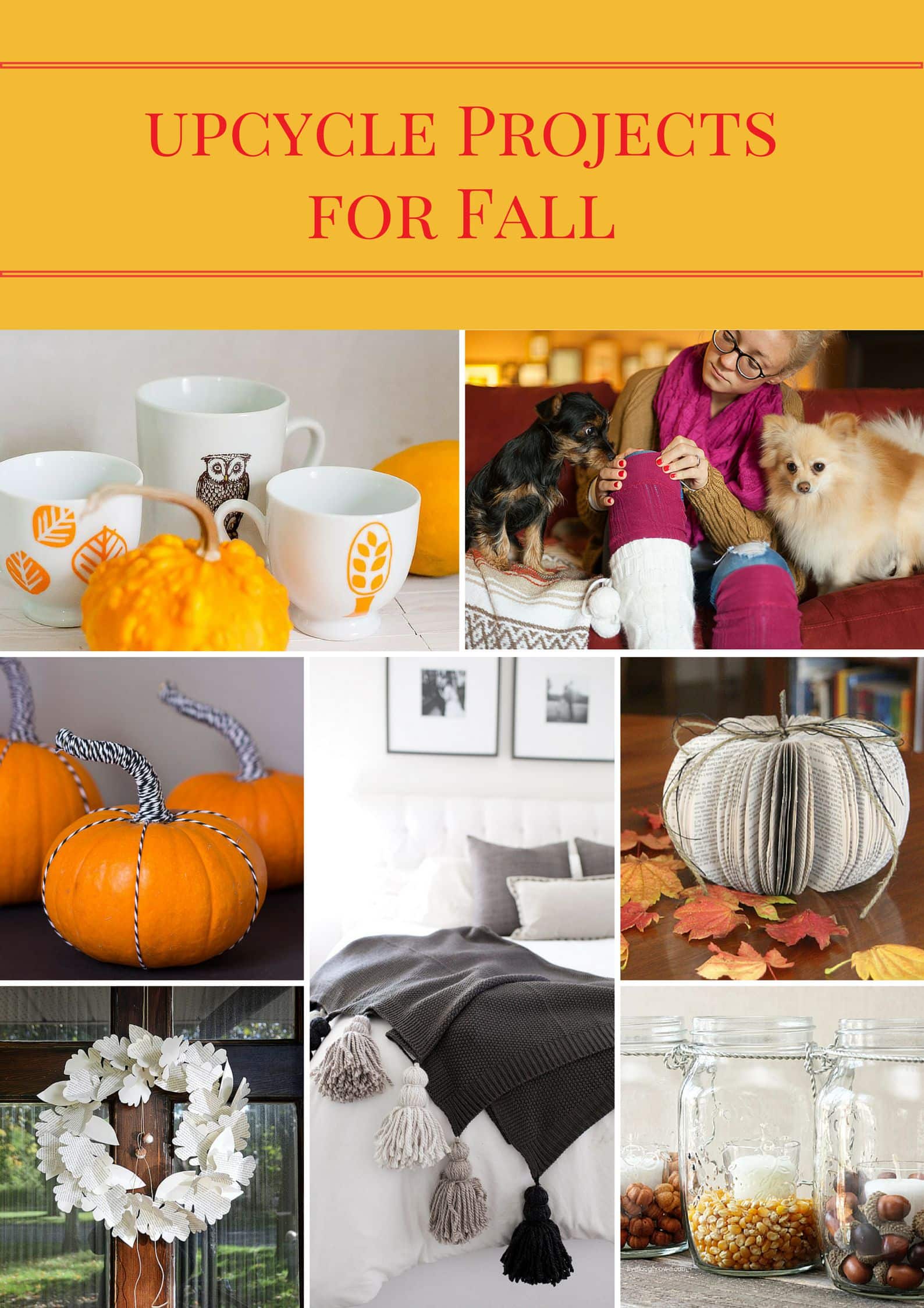 7 Easy Upcycle Projects for Fall
