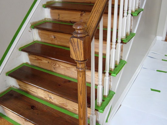 Staircase Makeover via In My Own Style