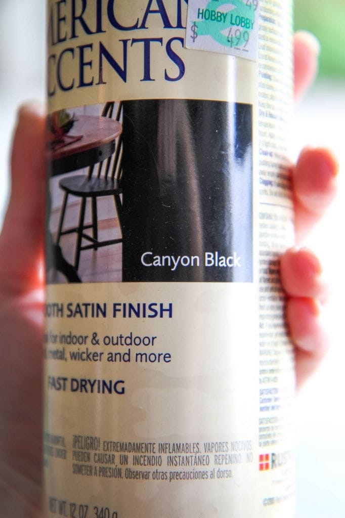 How to Spray Paint Furniture Hardware Black