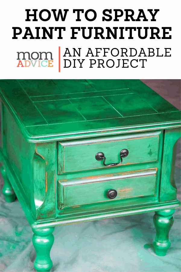 How To Spray Paint Furniture Momadvice, How To Spray Paint A Wood Dresser White