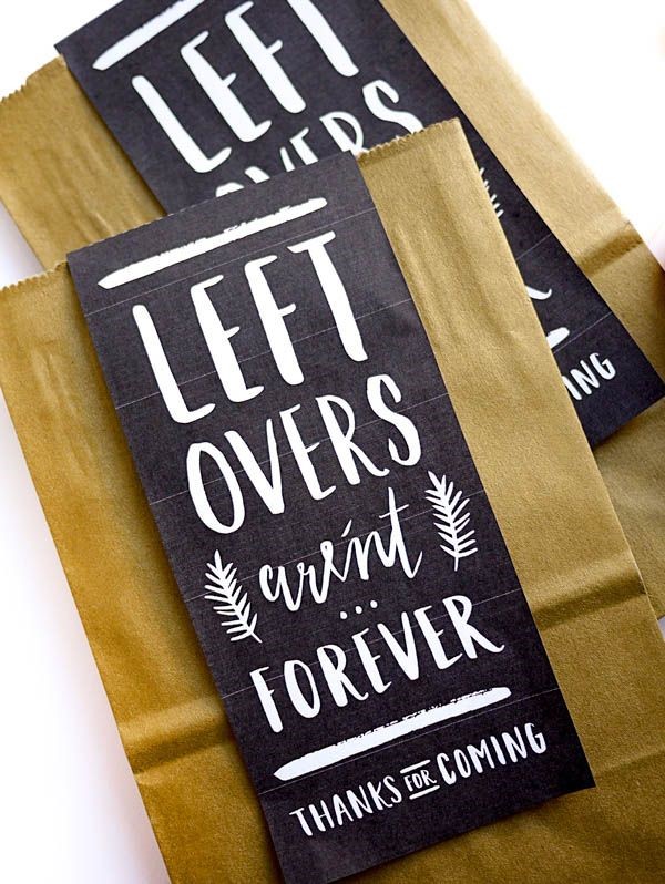 Leftover labels via Oh Happy Day