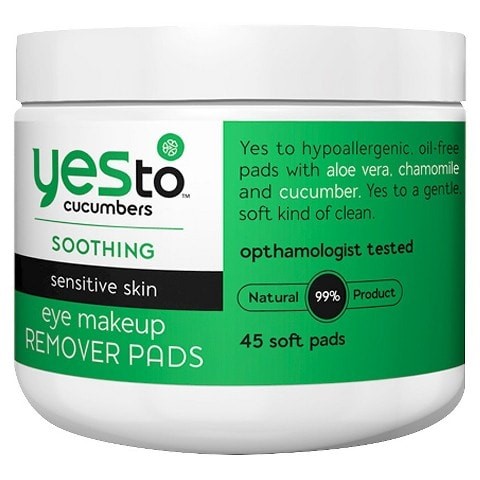 Yes to Cucumbers Eye Makeup Remover Pads