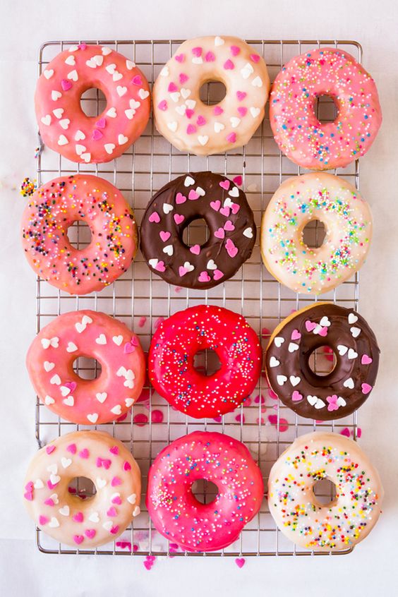 Glazed donuts via A Subtle Revelry