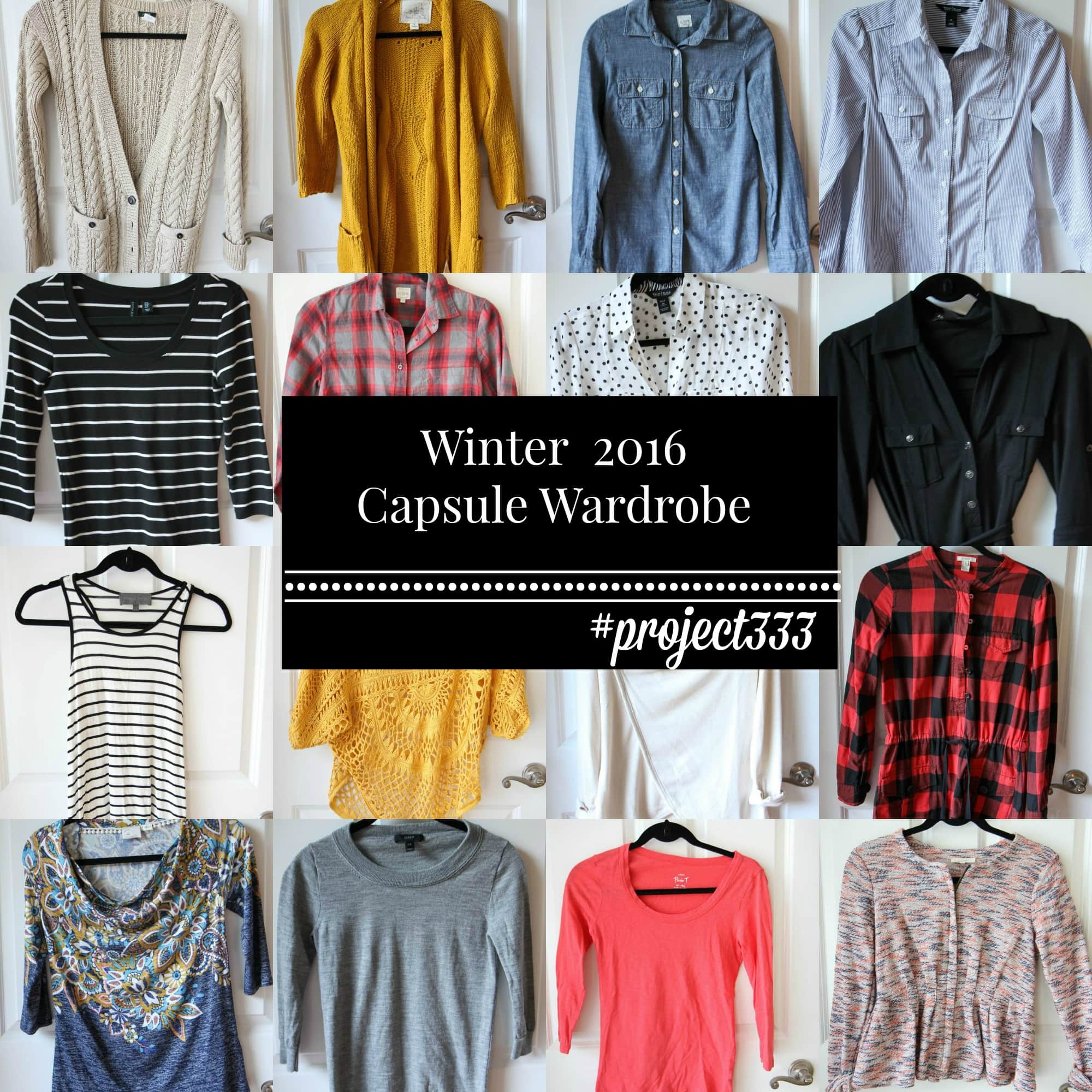Winter 2016 Fashion Capsule Wardrobe Project