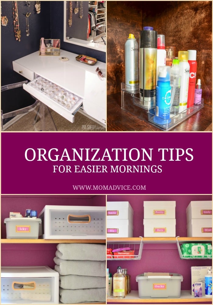 Organization Tips for Easier Mornings