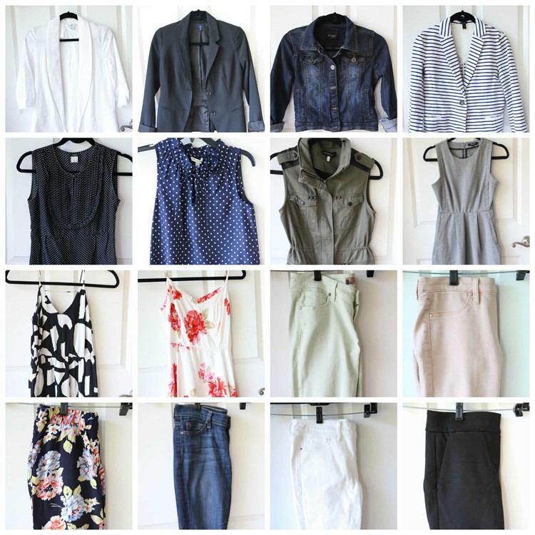 Spring and Summer 2016 Fashion Capsule Wardrobe from MomAdvice.com