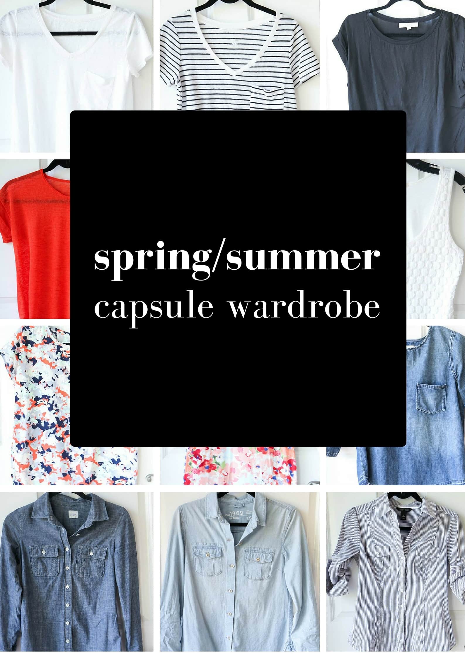 spring/summer capsule wardrobe 2016