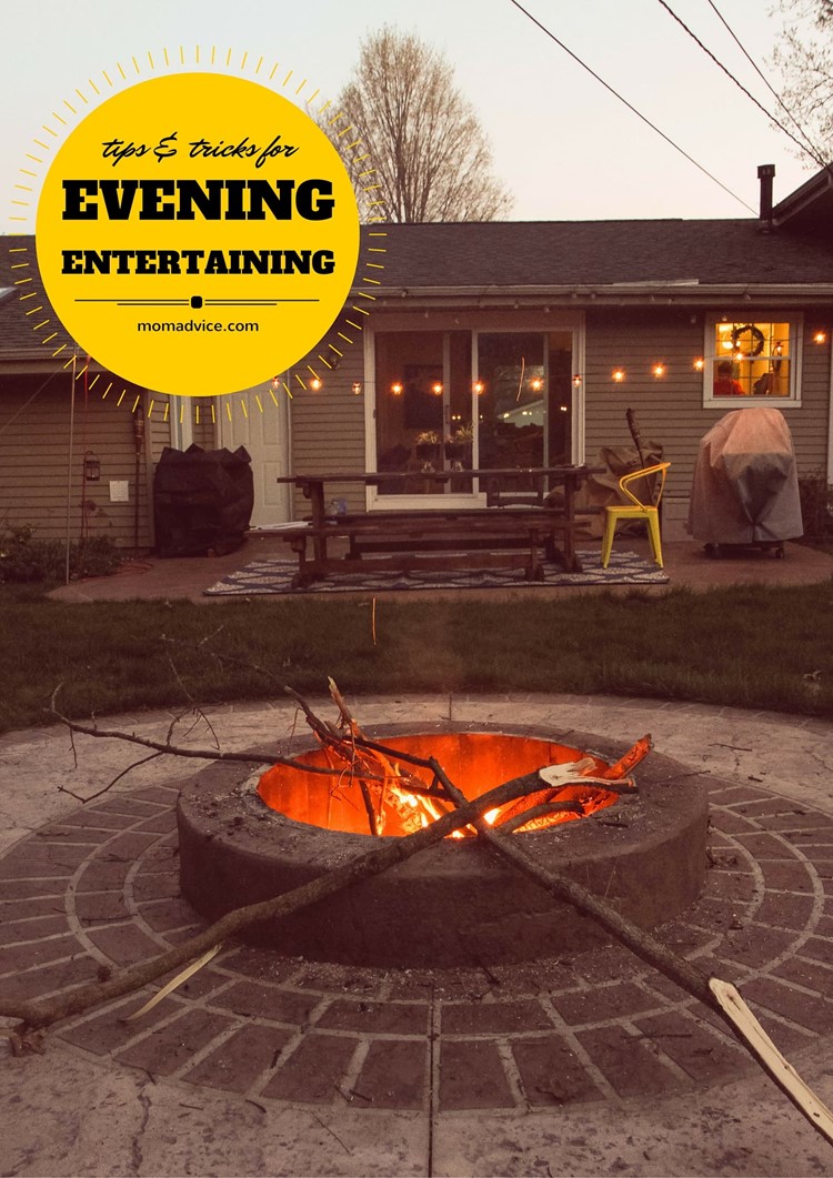 Tips & Tricks for Evening Entertaining from MomAdvice.com