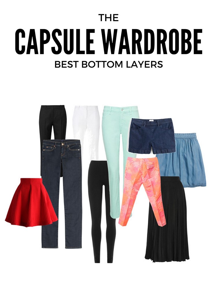 Best Capsule Wardrobe Basics Bottoms Under $50 from MomAdvice.coms