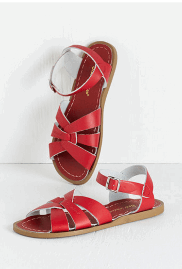 Salt Water Sandals in Red