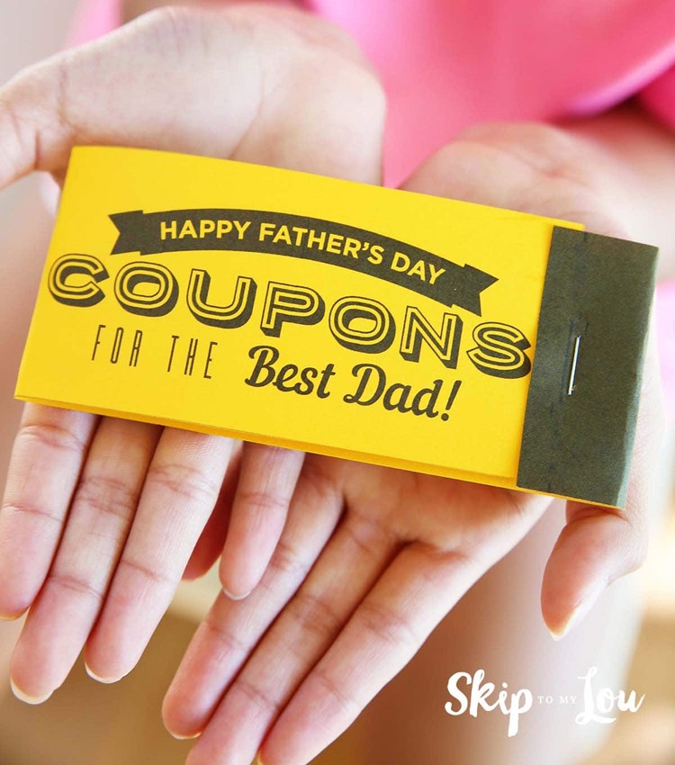 fathers-day-coupon-book via Skip to My Lou