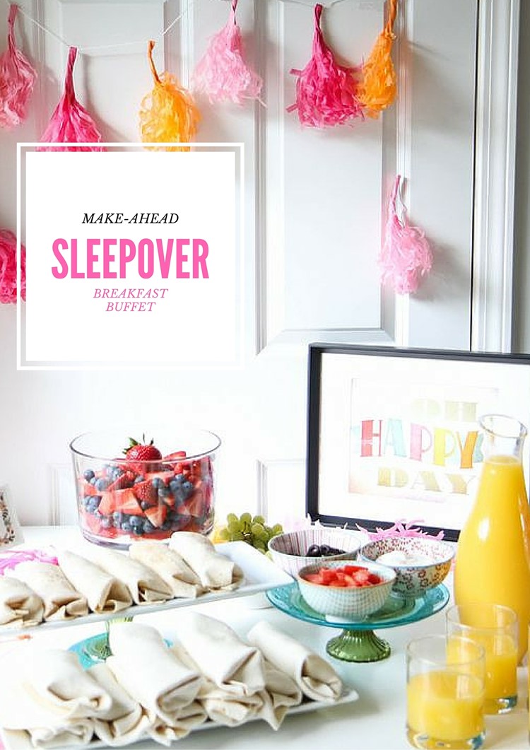 Make-Ahead Sleepover Breakfast Buffet from MomAdvice.com