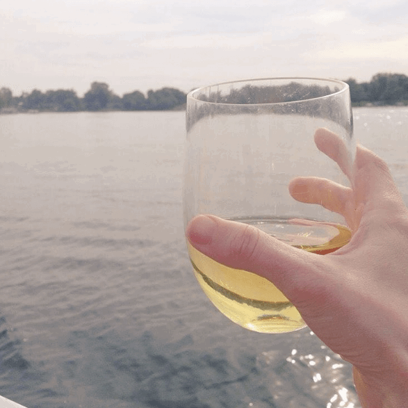 Wine on a Boat
