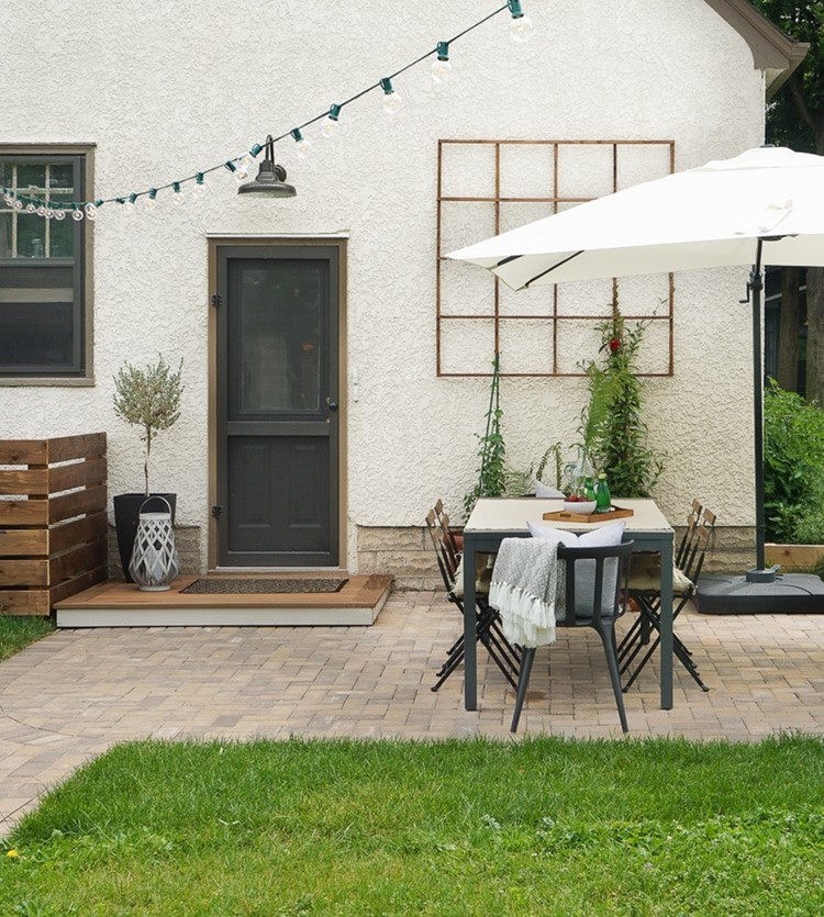 DIY backyard before and after via Apartment Therapy