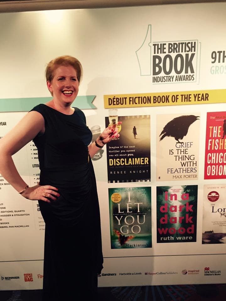 I Let You Go at the British Book Industry Awards