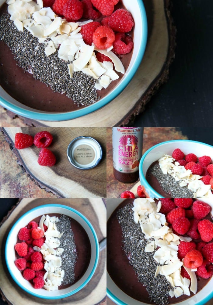 Chocolate Cherry Smoothie Bowl from MomAdvice.com