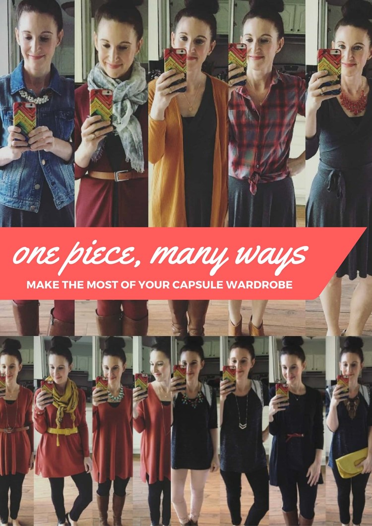 One Piece, Many Ways- Make the Most of a Capsule Wardrobe from MomAdvice.com