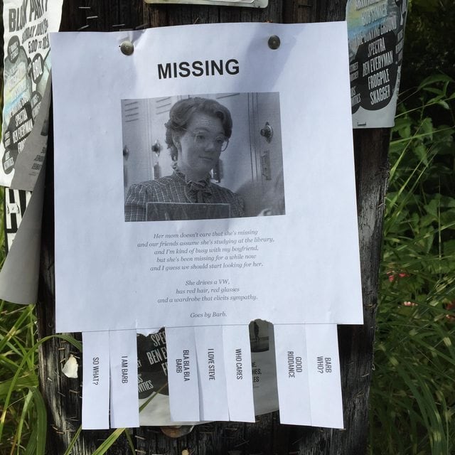 Barb Missing