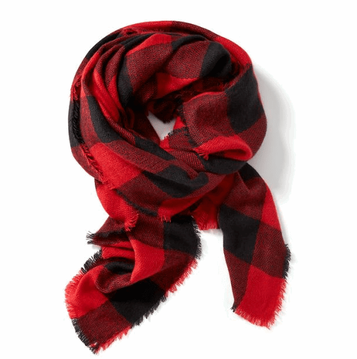 Oversized Flannel Scarf