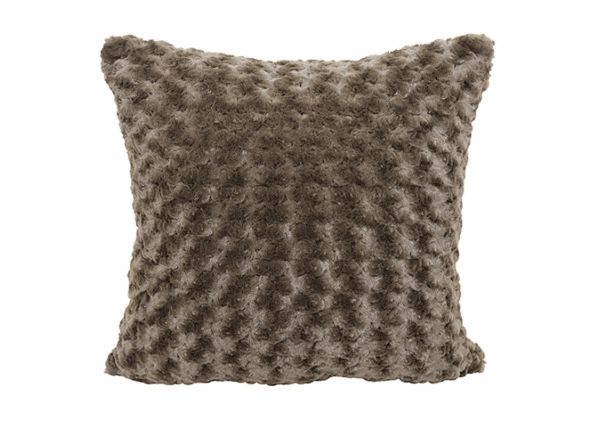Rosette Fur Pillow