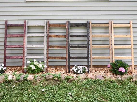 Rustic Wooden Ladders