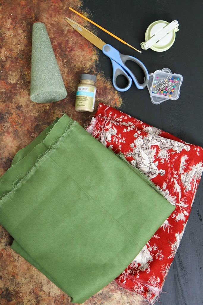 Scrappy Fabric Trees in Just 15 Minutes from MomAdvice.com