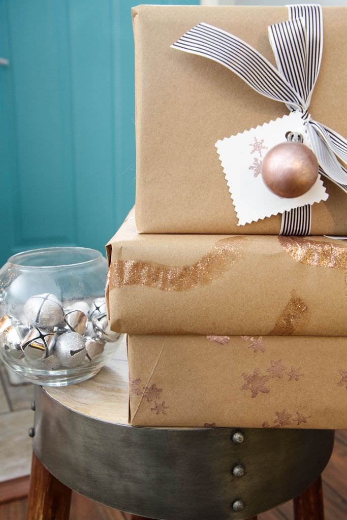 Easy Techniques for Painting Gift Wrap from MomAdvice.com