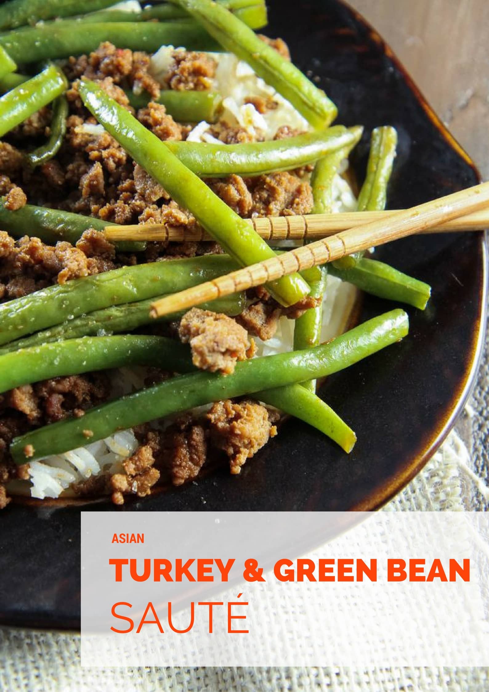 Asian Turkey and Green Bean Sauté from MomAdvice.com