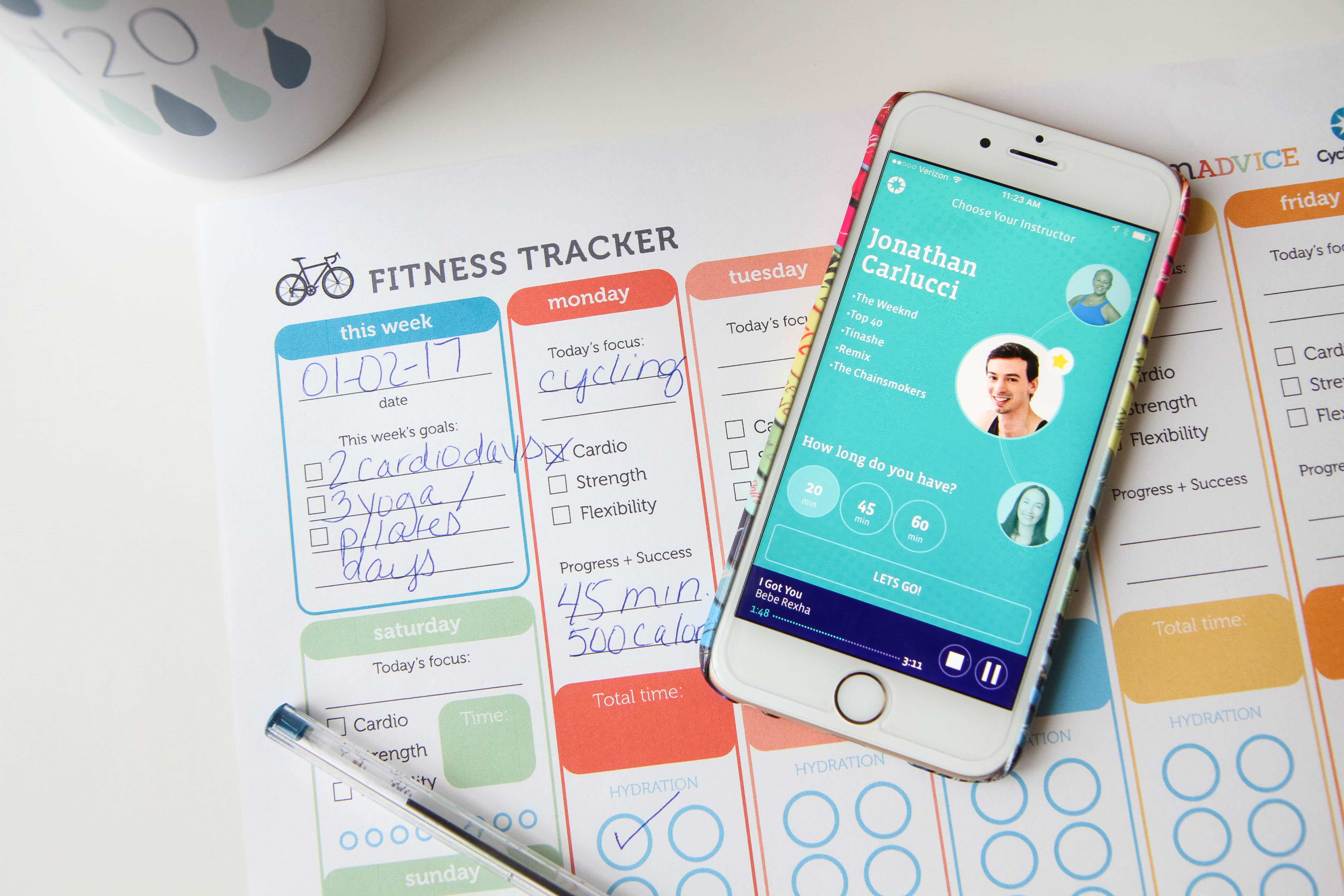Boutique Workouts At Home (FREE Printable Fitness Tracker)