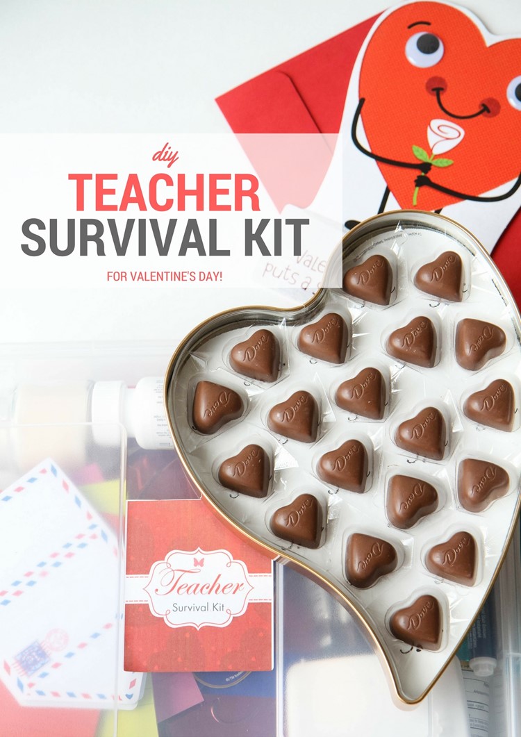 DIY Teacher Survival Kit Gift (FREE Printable!) from MomAdvice.com