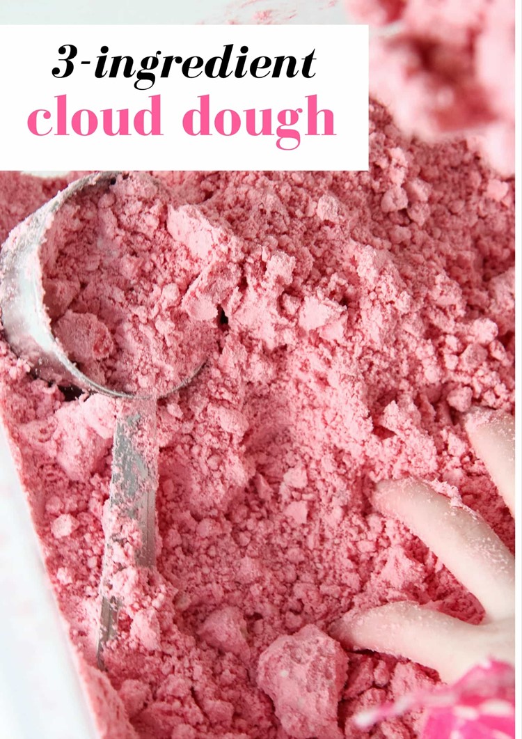 3-ingredient cloud dough recipe from MomAdvice.com