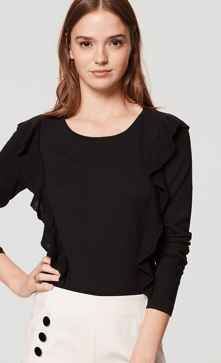 Ruffle Sweater