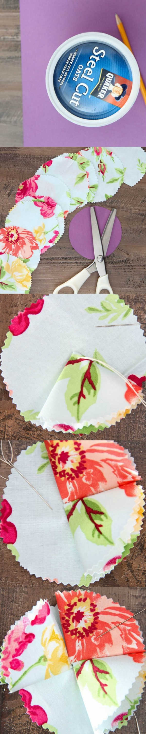 How to Make Fabric Flowers from MomAdvice.com