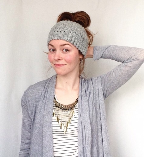 Messy Bun Beanie