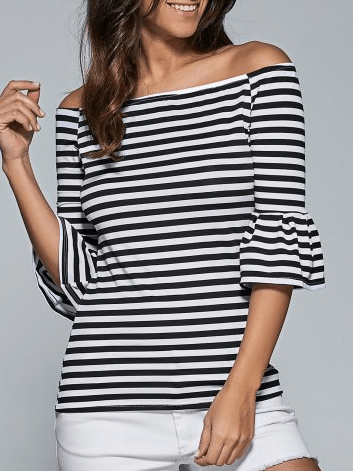 Bell-Sleeve Top