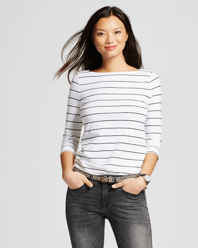 Boatneck Tee