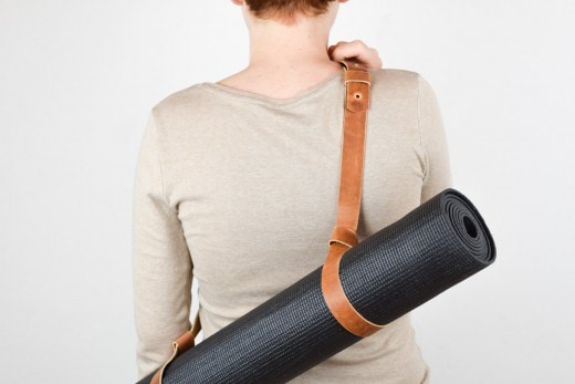 Leather Yoga Mat Strap